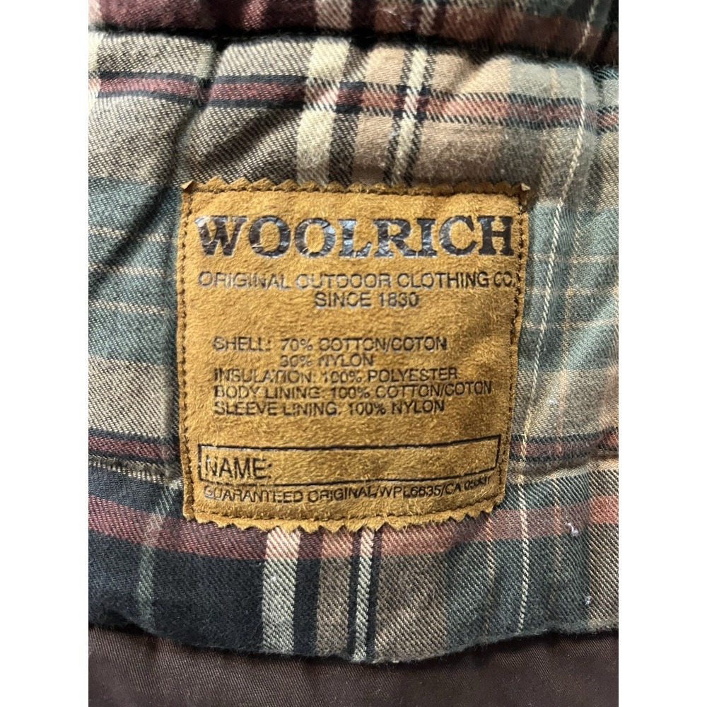 Woolrich Mens XL Field Barn Jacket Style 15402 Vintage 1990s Outdoor Coat - Picture 9 of 13